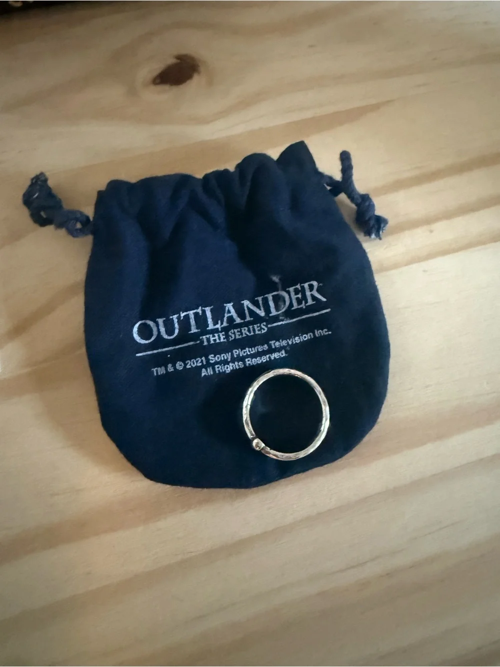 Outlander Claire Wedding Ring - Silver Brass
